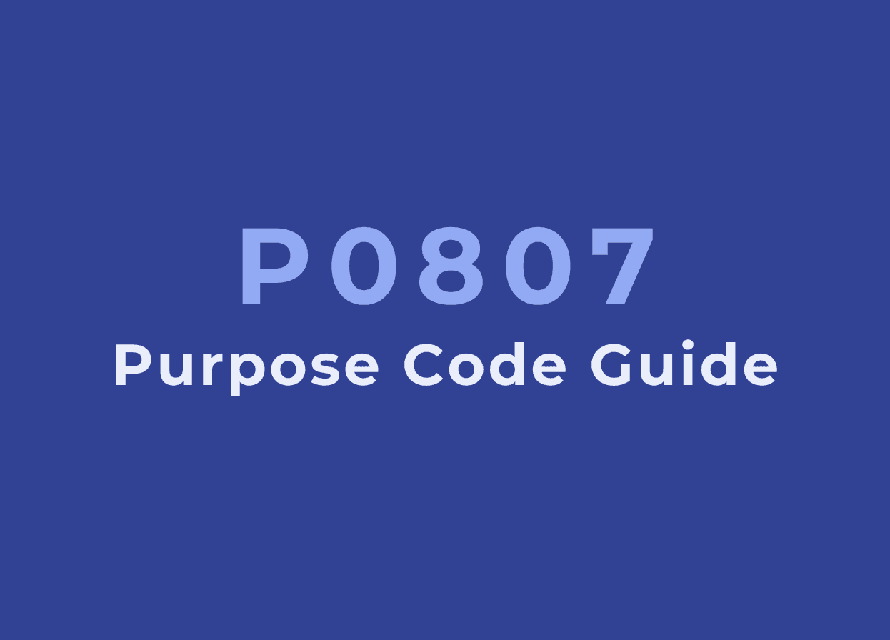 P0807 Purpose Code: A Guide for Off-site Software Exports
