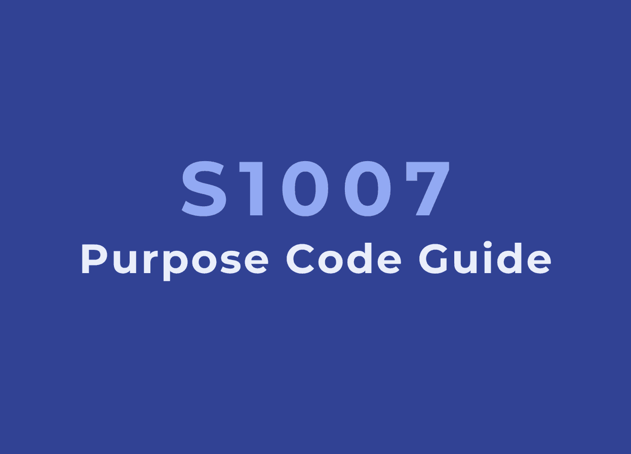 S1007 Purpose Code: A Guide for Advertising & Market Research Services