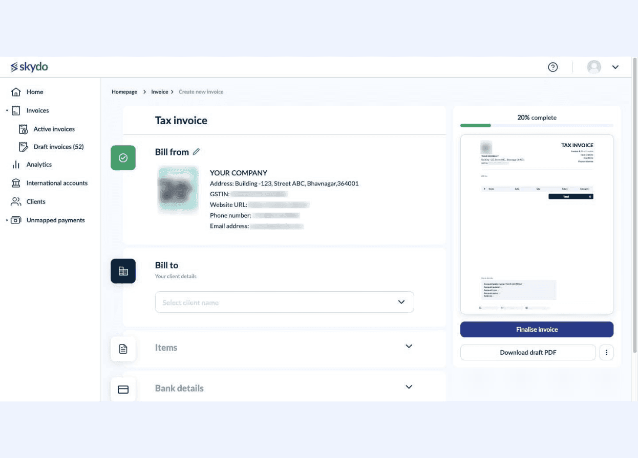Automated Invoicing 