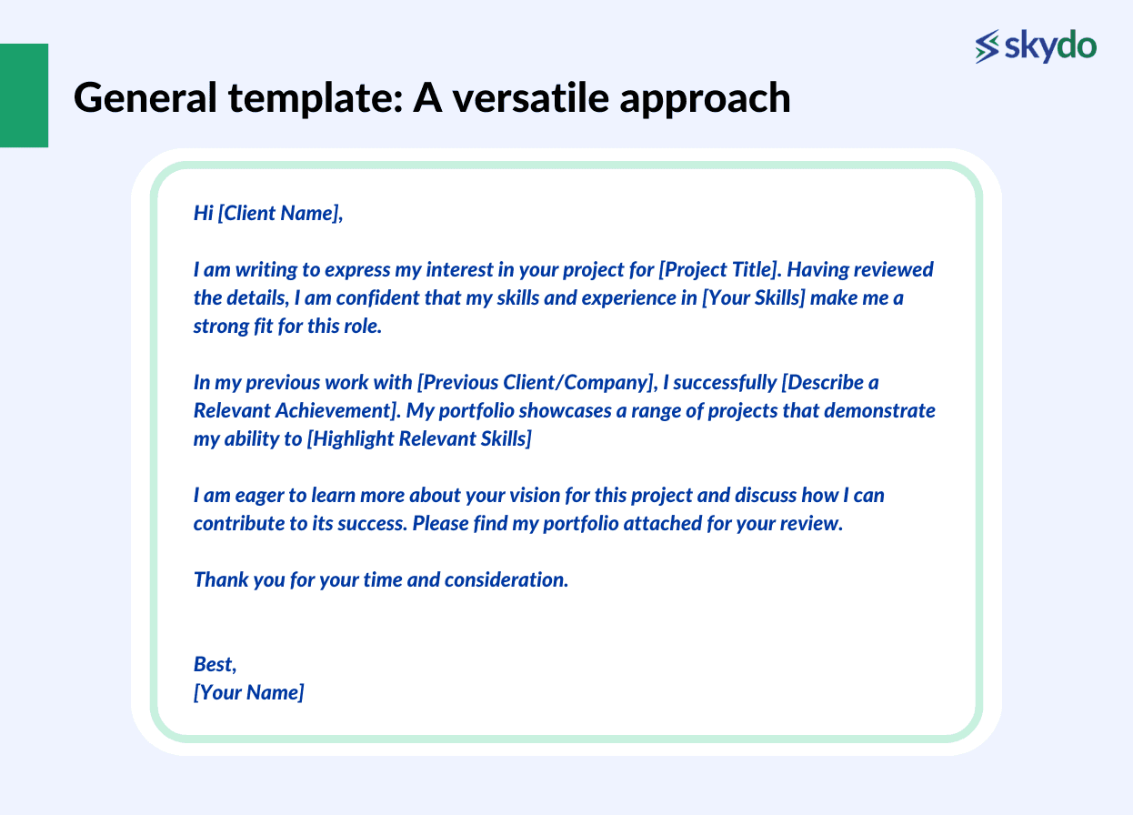 Cover Letter General Template