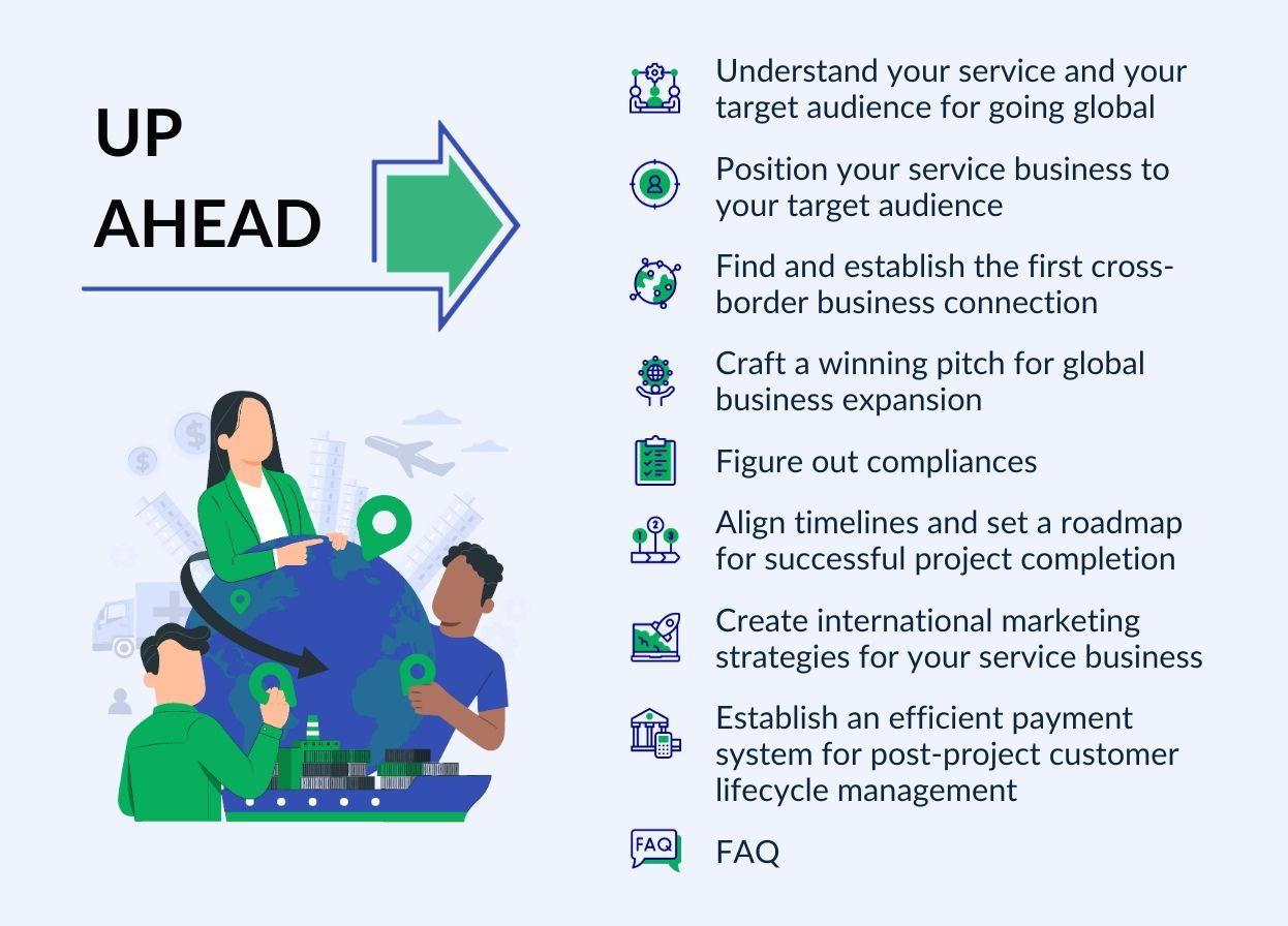 Eight-point guide to take your service business global