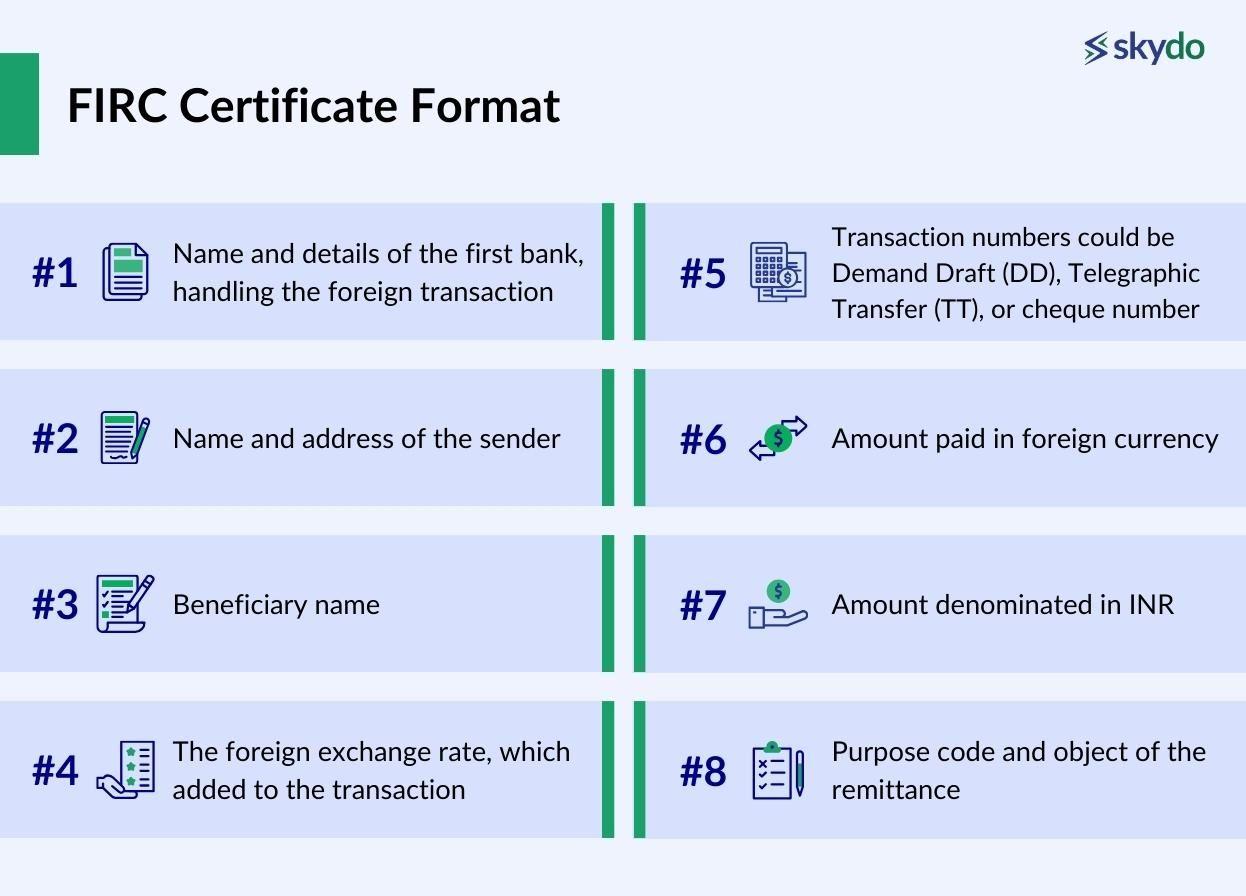 FIRC Certificate Format