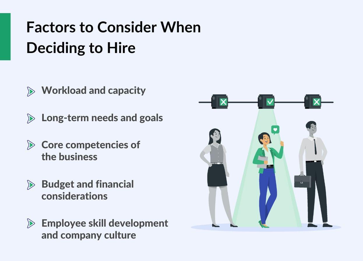 Factors to Consider When Deciding to Hire