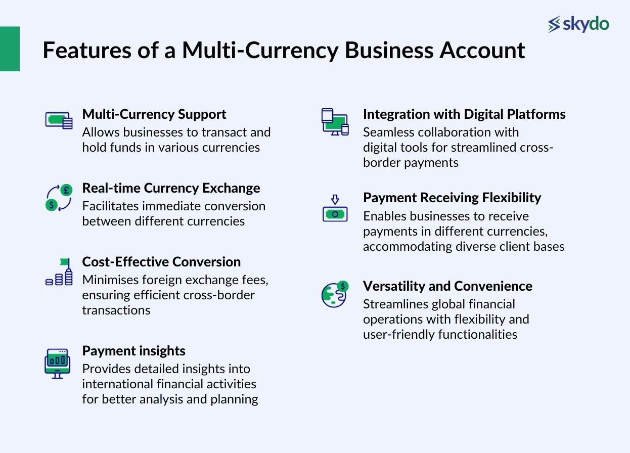 Features of a Multi-Currency Business Account