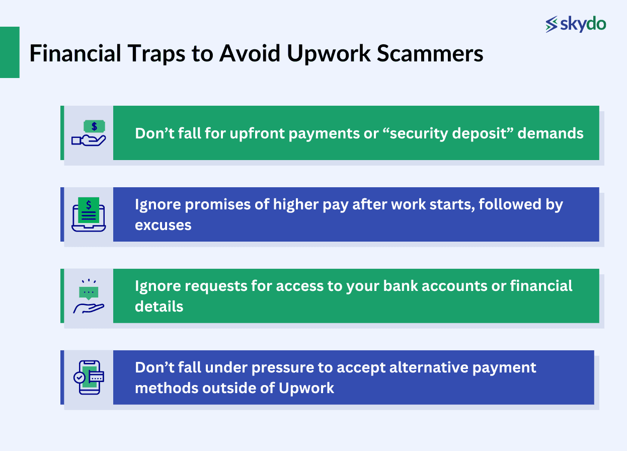 Financial Traps to Avoid Upwork Scammers