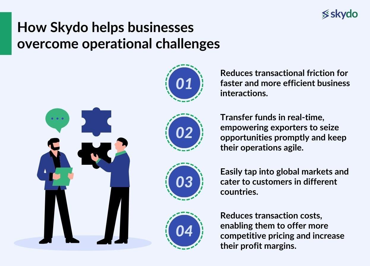 How Skydo helps businesses overcome operational challenges