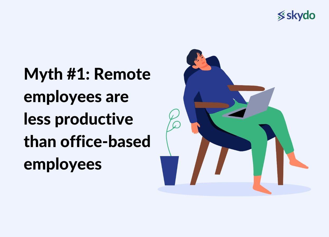 Myth #1: Remote employees are less productive than office-based employees