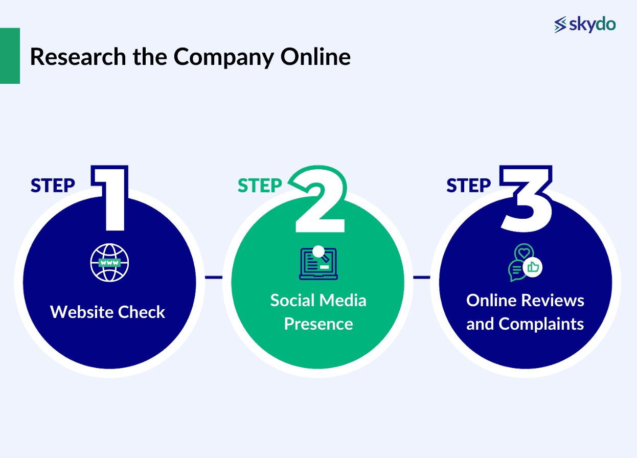 Research the Company Online