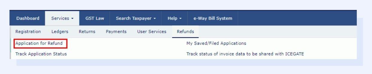 Select Refund Application