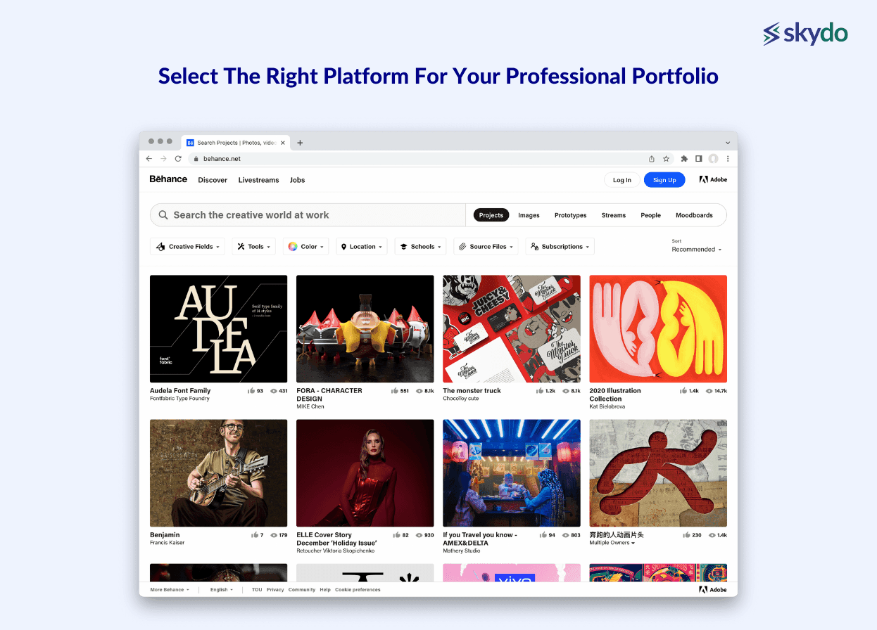 Select The Right Platform For Your Professional Portfolio