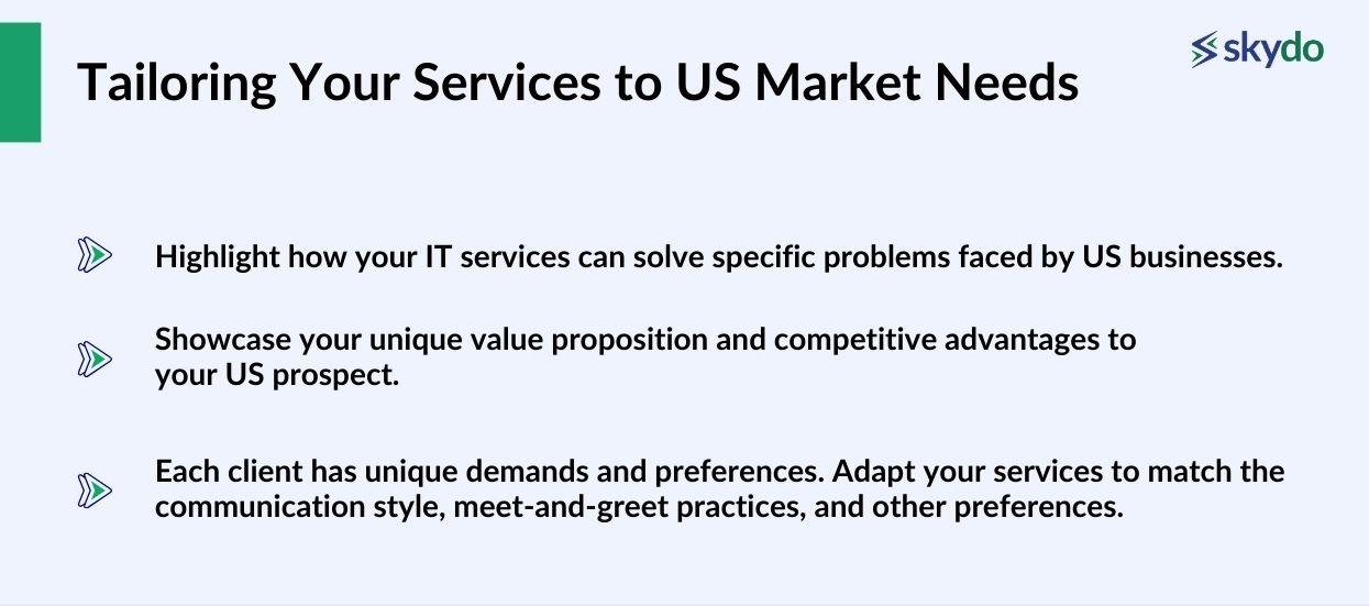 Tailoring Your Services to US Market Needs