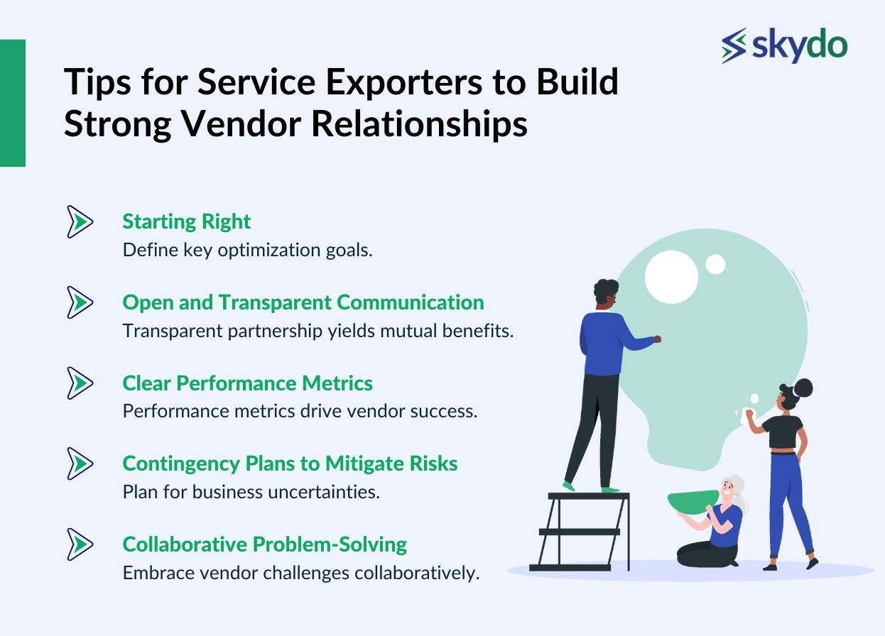 Tips for Service Exporters to Build Strong Vendor Relationships