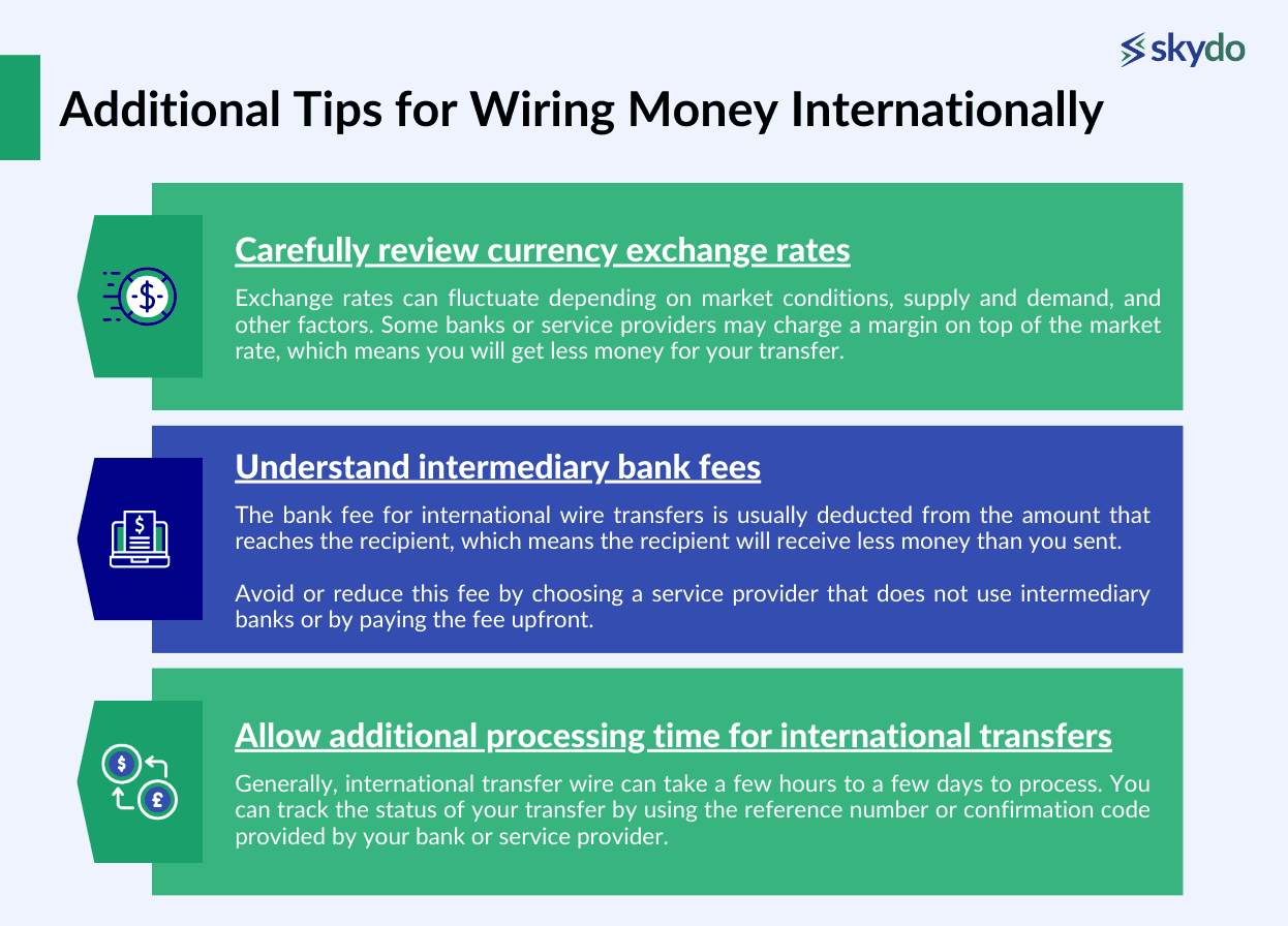 Tips for Wiring Money Internationally