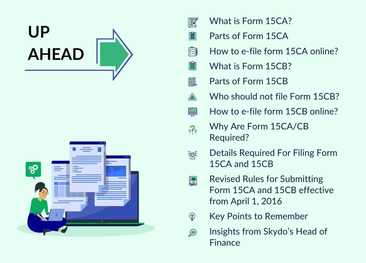 What are Form 15CA and 15CB, and how do you file them?