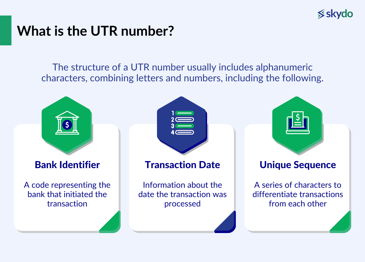 What is the UTR number?