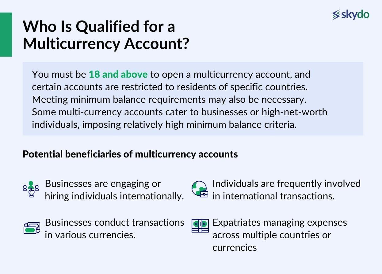 Who Is Qualified for a Multicurrency Account?