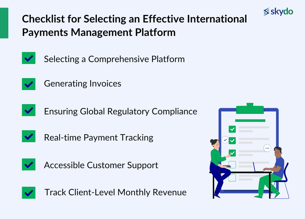 Checklist for managing international payments in 2024