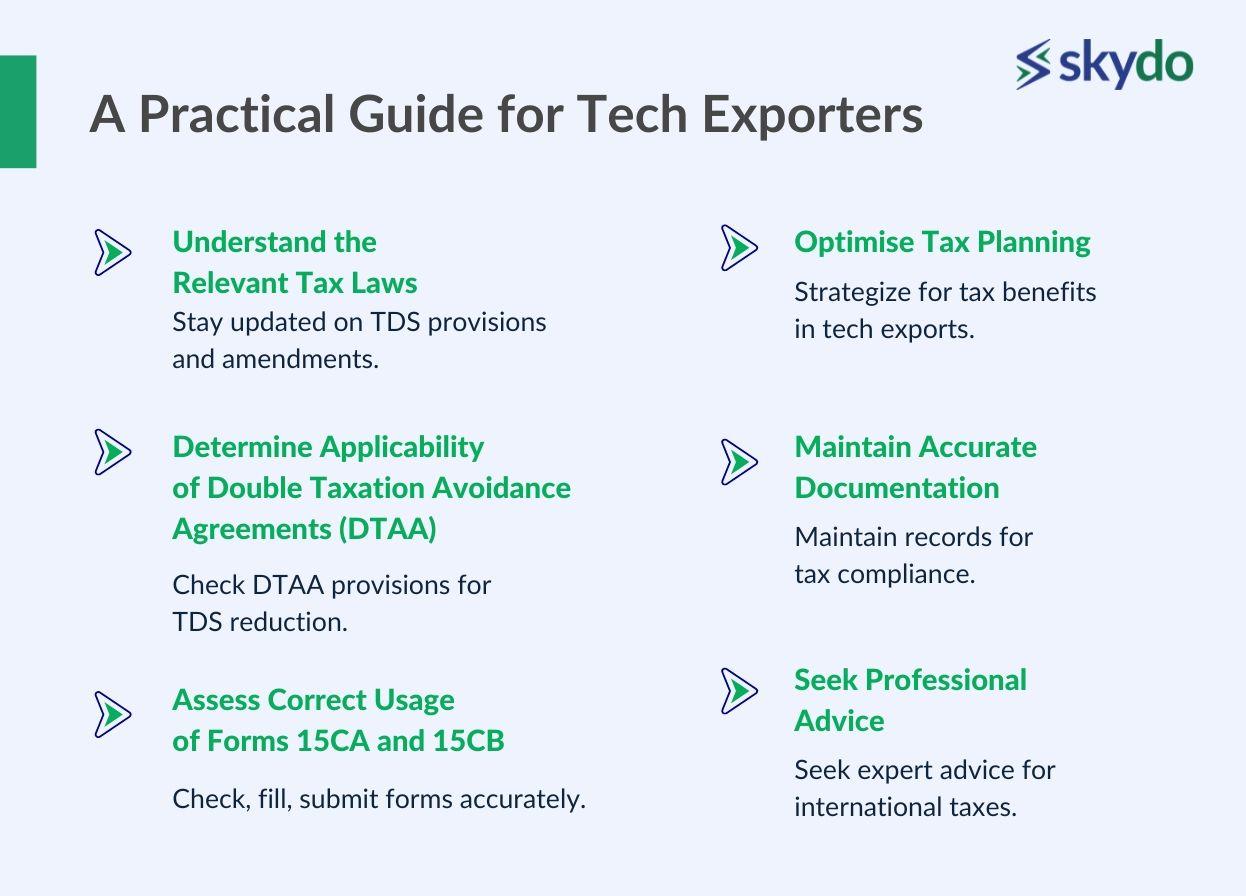 Practical guide for tech exporters related to TDS