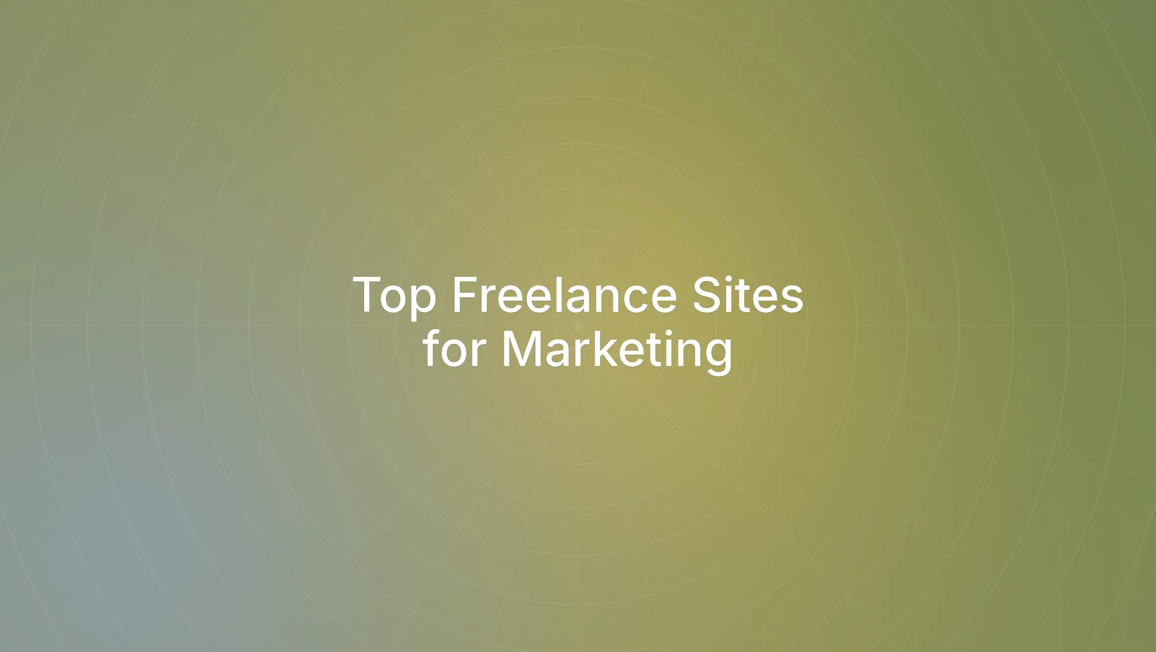 Top 7 Freelance Sites for Digital Marketing in India