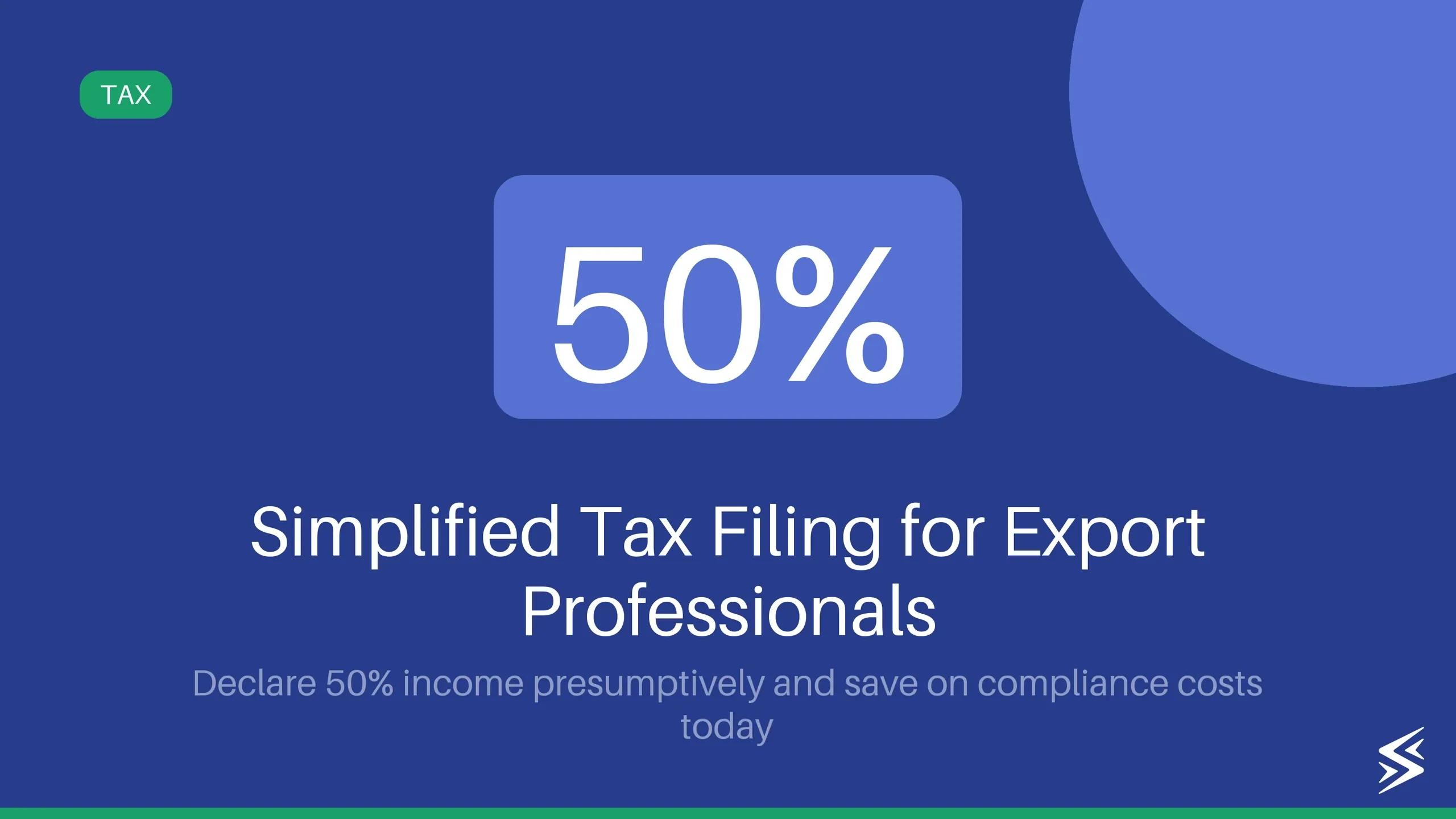 44ADA of Income Tax Act – Presumptive Tax Scheme for Professionals and Freelancers