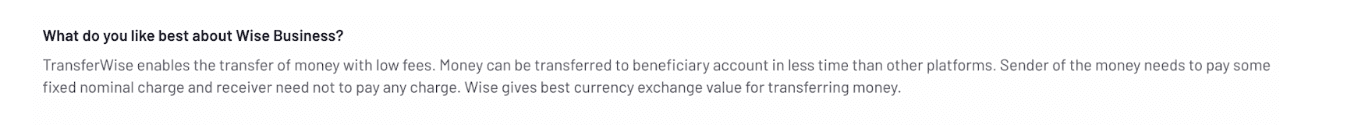 TransferWise India Reviews