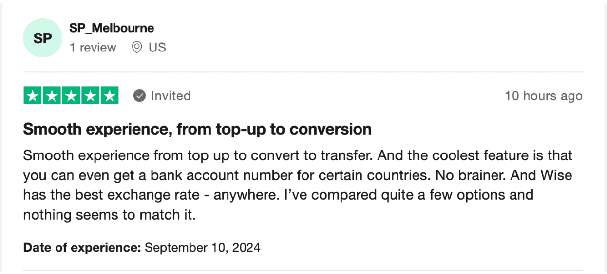 TransferWise Indian Reviews