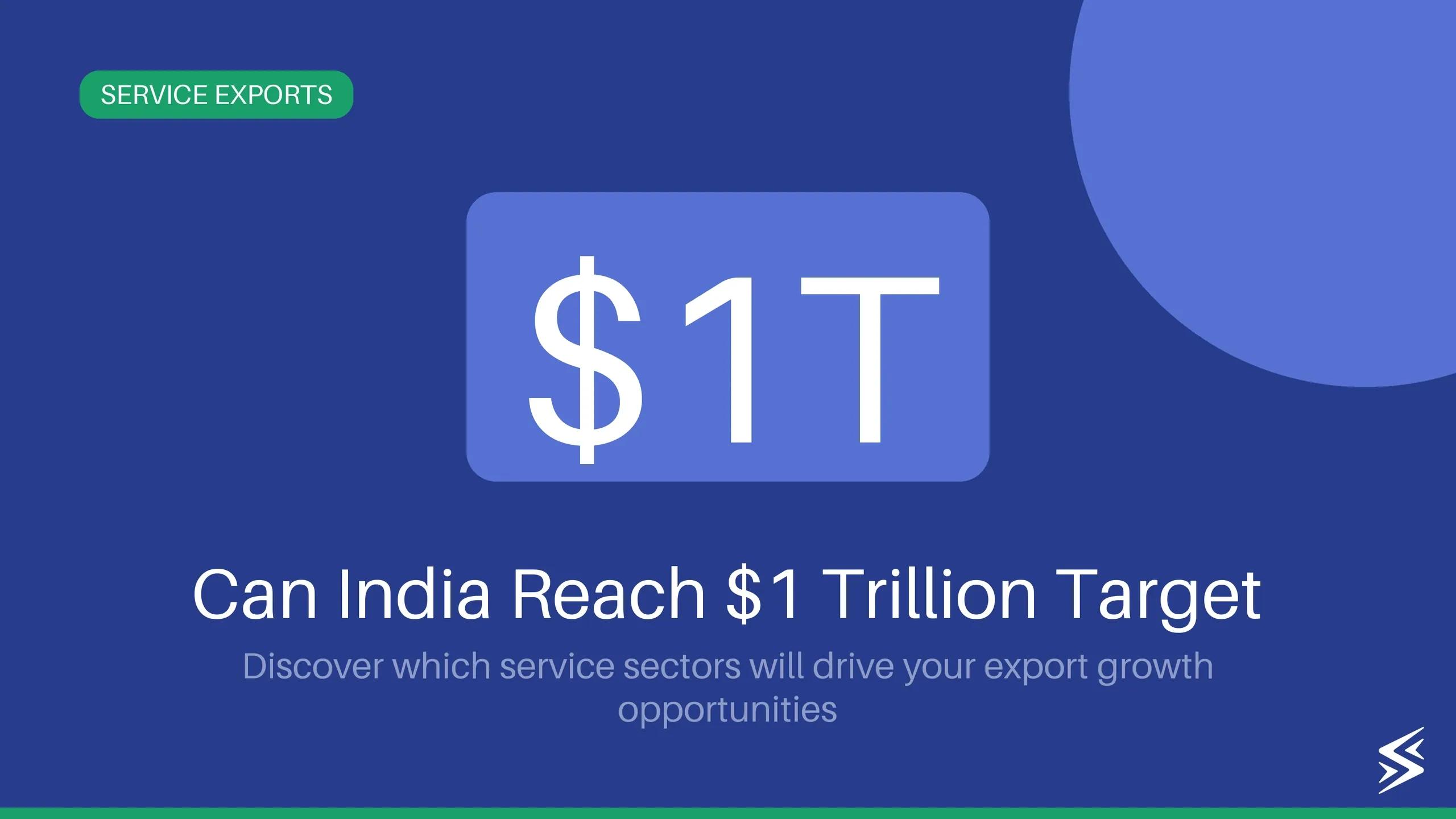 Can India's Service Exports Achieve the $1 Trillion Goal?