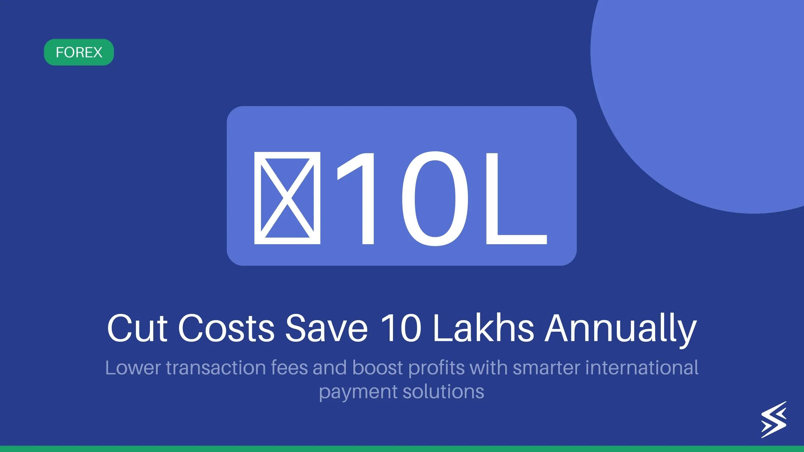 Reduce Transaction Costs and Save INR 10 Lakhs With Skydo