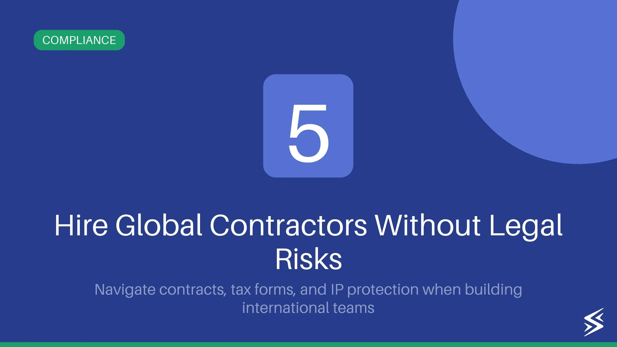 Top 5 Things to Keep in Mind When Hiring International Contractors (2026)