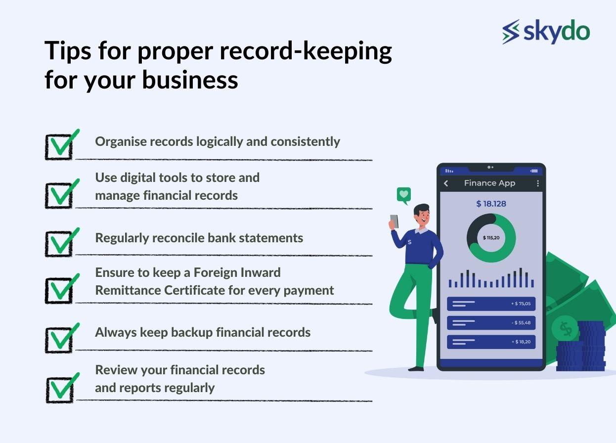 tips for proper record-keeping for your business