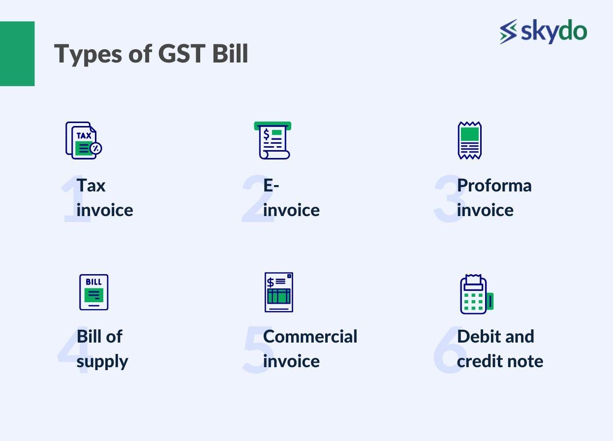 Types of Gst Bill